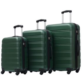 3 Piece Luggage Set Hardside Spinner Suitcase with TSA Lock 20" 24" 28" Available