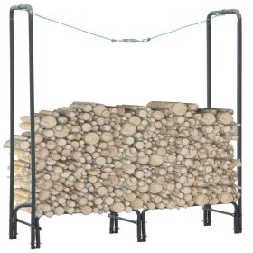 Firewood Rack Anthracite 47.2"x13.8"x47.2" Steel