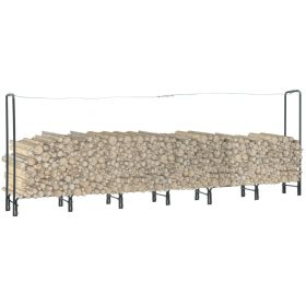 Firewood Rack Anthracite 141.7"x13.8"x47.2" Steel