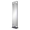 18" x 12" x78" Full Length Standing Mirror, 360° Swivel Floor Mirror for Bedroom Living Room Vanity Entryway