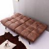 Convertible Memory Foam Futon Couch Bed; Modern Folding Sleeper Sofa-SF267PUCH