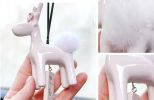 Lovely Ceramics Deer for Cars Rear View Mirror Hanging Accessories