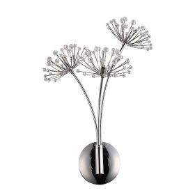 Modern Simple And Light Luxury Crystal Dandelion Wall Lamp (Option: Warm Light 3000K)