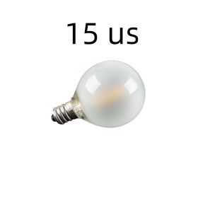 Warm White Light Christmas Decorative String Lights Replacement Glass Lamp (Option: 110v American Standard-1W E12 15 Pack)