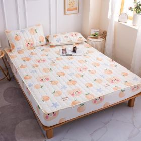 Cotton Covered Anti Slip Cartoon Bedspread (Option: Orange soda-200x220cm)