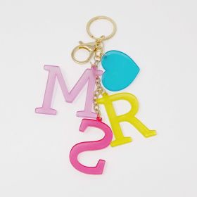 Favorite Word Jingle Key Chain (Style: Mrs)