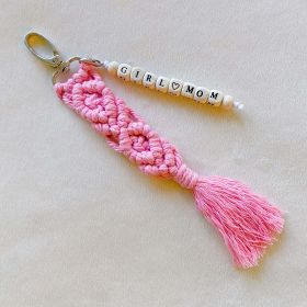 Beloved Boho Key Chain (Style: Girl Mom)