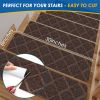 Stair Treads Carpet Non-Slip Indoor 15 PCS