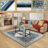 Faux Wool Fabric Area Rugs Doormat