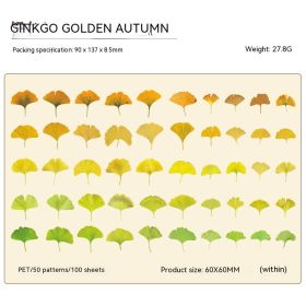 Journal Material Plant Tree 6 Models (Option: Ginkgo Autumn)